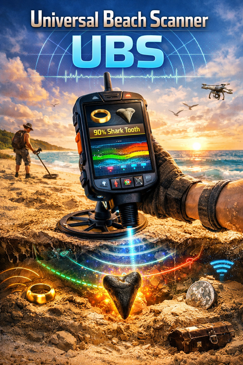 UBS: Building the Universal Beach Scanner for Gold, Rings, and Shark Teeth